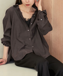 Noble | 《追加・新色》シルキーコットンフォルムシャツ(シャツ/ブラウス)