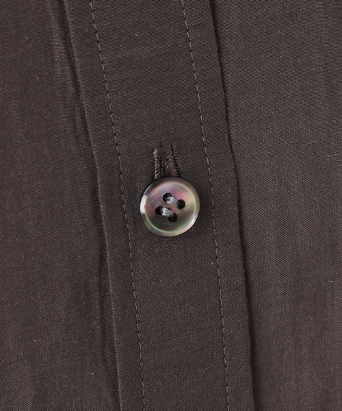 Noble（ノーブル）の「《追加・新色》シルキーコットンフォルムシャツ（シャツ/ブラウス・レディース・ブラウン/レッド系その他・FREE）」の14枚目の写真