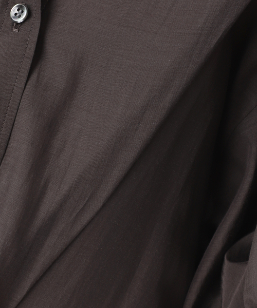 Noble（ノーブル）の「《追加・新色》シルキーコットンフォルムシャツ（シャツ/ブラウス・レディース・ブラウン/レッド系その他・FREE）」の15枚目の写真