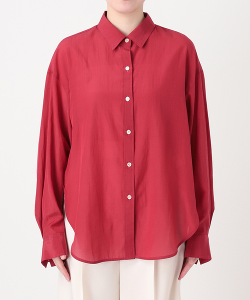 Noble（ノーブル）の「《追加・新色》シルキーコットンフォルムシャツ（シャツ/ブラウス・レディース・ブラウン/レッド系その他・FREE）」の16枚目の写真