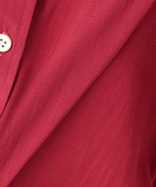 Noble（ノーブル）の「《追加・新色》シルキーコットンフォルムシャツ（シャツ/ブラウス・レディース・ブラウン/レッド系その他・FREE）」の18枚目の写真