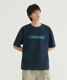 ネオンロゴグラフィックTシャツネイビー