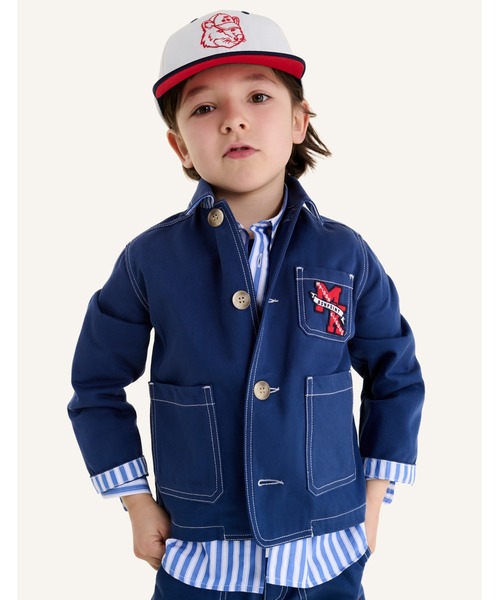Maison Kitsune（メゾンキツネ）の「ARNOLD CAP（キャップ・キッズ・ホワイト・6/5）」の5枚目の写真