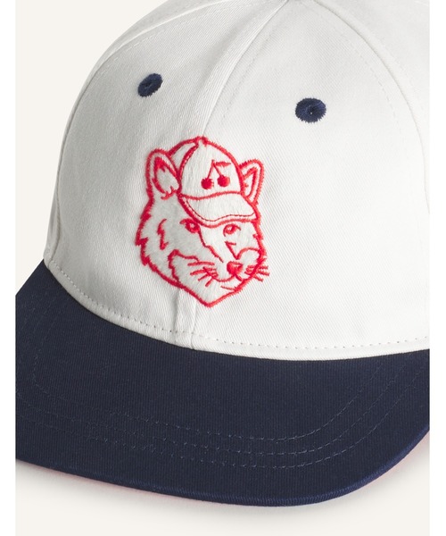 Maison Kitsune（メゾンキツネ）の「ARNOLD CAP（キャップ・キッズ・ホワイト・6/5）」の4枚目の写真
