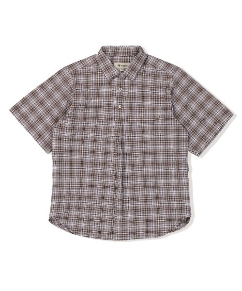Foxfire（フォックスファイヤー）の「ＣシールドバンピーシャツＳ／Ｓ（シャツ/ブラウス・レディース・ラベンダー/ベージュ・L/S/M）」の3枚目の写真