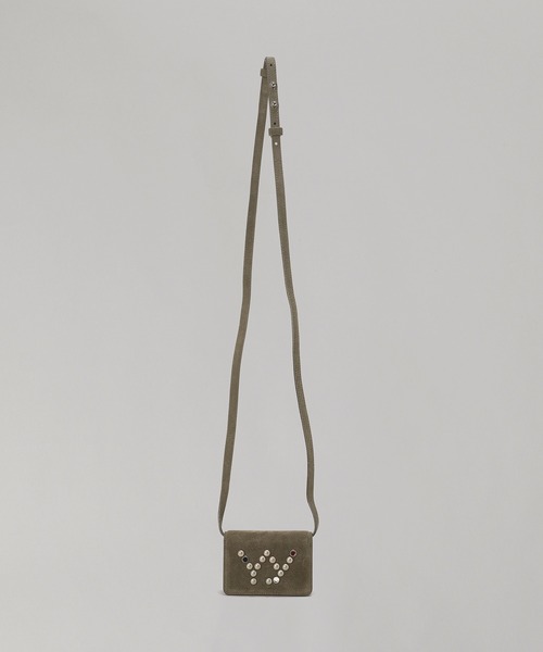 セール】MICRO SUEDE STUD WALLET BAG YY253BG002（ショルダーバッグ 