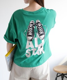 【CONVERSE】CVローカットシューズプリント ショートスリーブTee