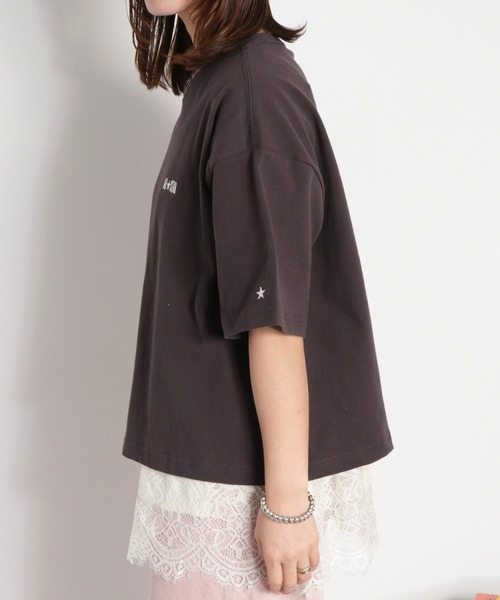 CONVERSE(コンバース)の「【CONVERSE】CVローカットシューズプリント ショートスリーブTee(Tシャツ/カットソー・レディース・ブラック/グリーン/ホワイト・M)」の21枚目の写真