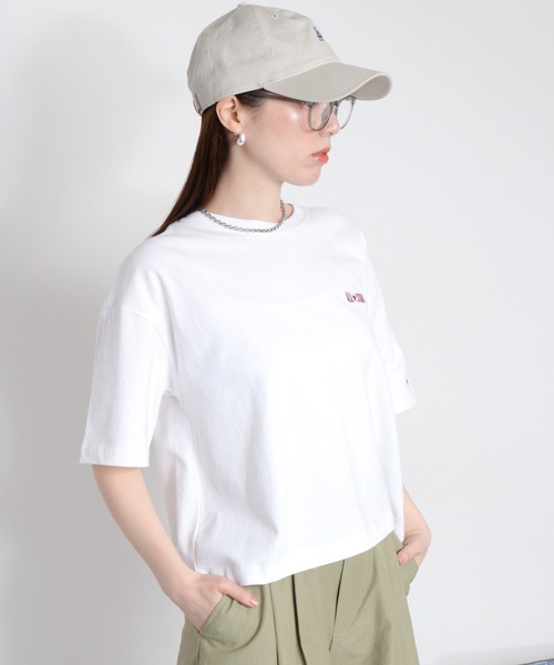 CONVERSE(コンバース)の「【CONVERSE】CVローカットシューズプリント ショートスリーブTee(Tシャツ/カットソー・レディース・ブラック/グリーン/ホワイト・M)」の11枚目の写真