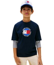 TOMMY HILFIGER | BOYS ファンフラッググラフィックTシャツ(Tシャツ/カットソー)