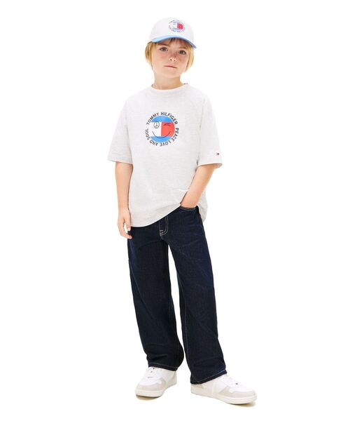 TOMMY HILFIGER（トミーヒルフィガー）の「BOYS ファンフラッググラフィックTシャツ（Tシャツ/カットソー・キッズ・マルチ・160cm/130cm）」の4枚目の写真
