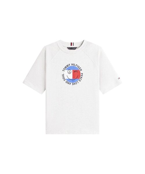 TOMMY HILFIGER（トミーヒルフィガー）の「BOYS ファンフラッググラフィックTシャツ（Tシャツ/カットソー・キッズ・マルチ・160cm/130cm）」の2枚目の写真
