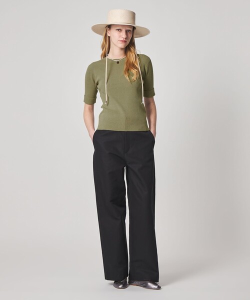 Steven Alan（スティーブンアラン）の「＜Steven Alan＞リブ プルオーバー ニット（ニット/セーター・レディース・レッド/オリーブ/オフホワイト・FREE）」の7枚目の写真