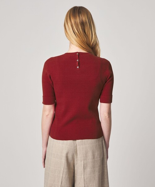 Steven Alan（スティーブンアラン）の「＜Steven Alan＞リブ プルオーバー ニット（ニット/セーター・レディース・レッド/オリーブ/オフホワイト・FREE）」の10枚目の写真