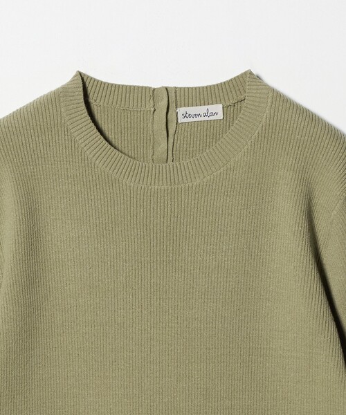 Steven Alan（スティーブンアラン）の「＜Steven Alan＞リブ プルオーバー ニット（ニット/セーター・レディース・レッド/オリーブ/オフホワイト・FREE）」の13枚目の写真
