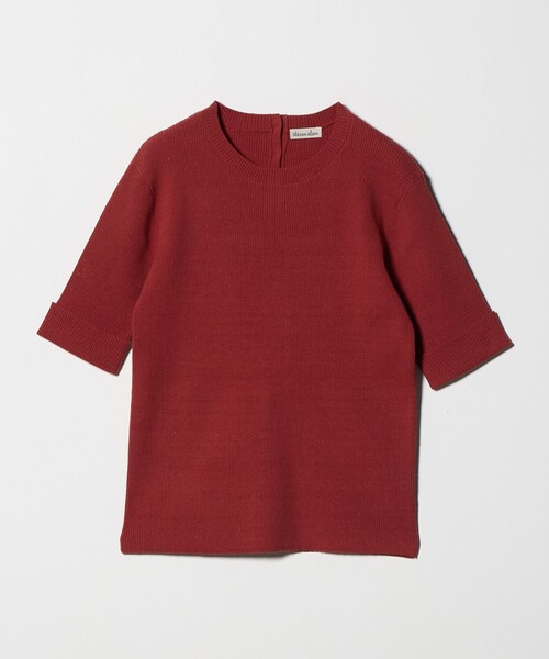 Steven Alan（スティーブンアラン）の「＜Steven Alan＞リブ プルオーバー ニット（ニット/セーター・レディース・レッド/オリーブ/オフホワイト・FREE）」の21枚目の写真