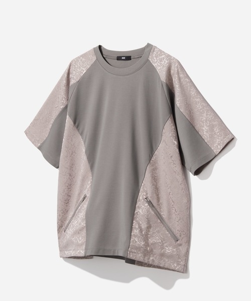 セール】ジャガードキリカエZIPカット(HARE)（Tシャツ/カットソー