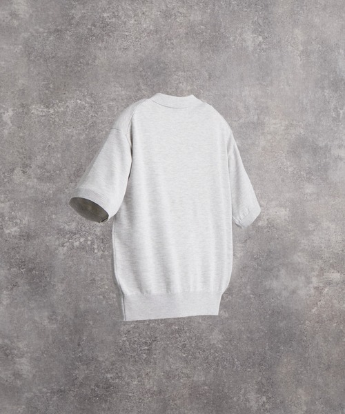 ADRER(アドラー)の「Short Sleeve Knit Shirt Cardigan / Machine Washable / ショートスリーブ ニットシャツカーディガン(マシンウォッシャブル)(カーディガン/ボレロ・メンズ・チャコールグレー/ワイン/ライトグレー・M/XS/L/S)」の19枚目の写真