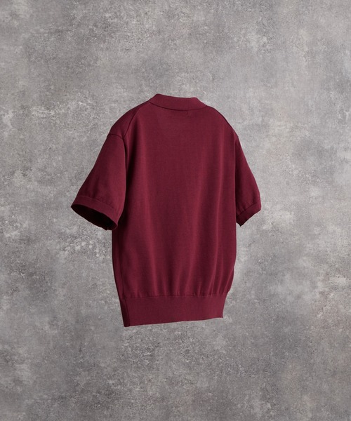 ADRER(アドラー)の「Short Sleeve Knit Shirt Cardigan / Machine Washable / ショートスリーブ ニットシャツカーディガン(マシンウォッシャブル)(カーディガン/ボレロ・メンズ・チャコールグレー/ワイン/ライトグレー・M/XS/L/S)」の21枚目の写真