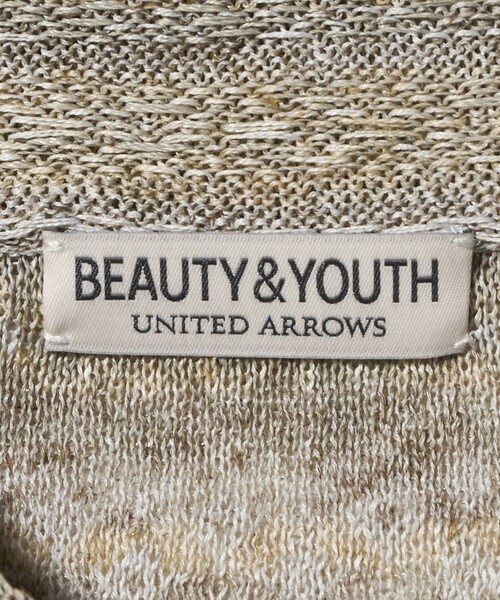 BEAUTY&YOUTH UNITED ARROWS(ビューティーアンドユースユナイテッドアローズ)の「フェアアイル ショートスリーブ ニットシャツ ウォッシャブル(カーディガン/ボレロ・メンズ・ダークグレー/ベージュ・M/XL/L/S)」の5枚目の写真