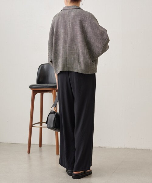 BEARDSLEY（ビアズリー）の「ストレッチジョーゼットパンツ（その他パンツ・レディース・ブラック/ネイビー・0/1）」の12枚目の写真