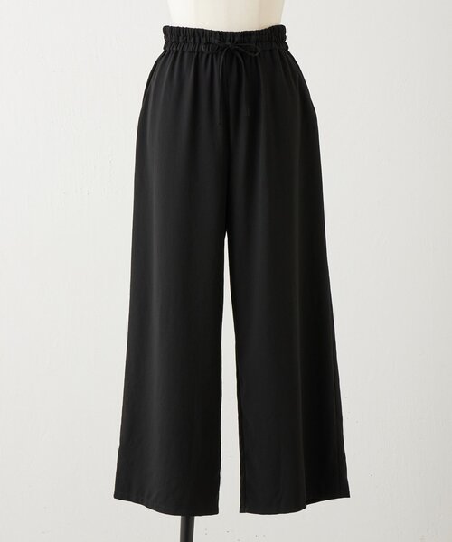 BEARDSLEY（ビアズリー）の「ストレッチジョーゼットパンツ【セットアップ】（その他パンツ・レディース・ブラック/ネイビー・0/1）」の11枚目の写真