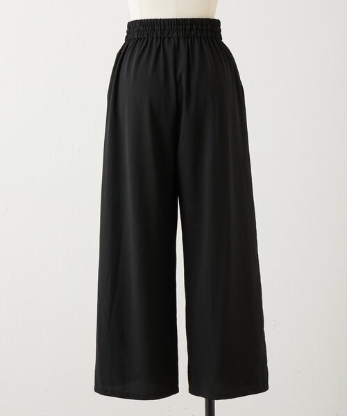BEARDSLEY（ビアズリー）の「ストレッチジョーゼットパンツ【セットアップ】（その他パンツ・レディース・ブラック/ネイビー・0/1）」の12枚目の写真