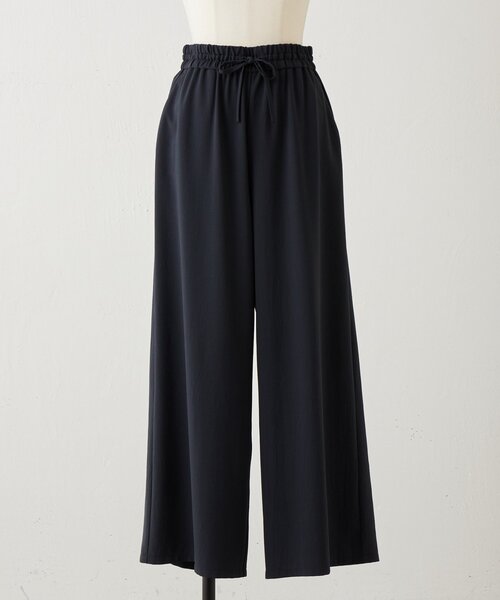 BEARDSLEY（ビアズリー）の「ストレッチジョーゼットパンツ【セットアップ】（その他パンツ・レディース・ブラック/ネイビー・0/1）」の18枚目の写真
