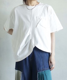 BITTOKO | ミックス切替5分袖プルオーバー(Tシャツ/カットソー)