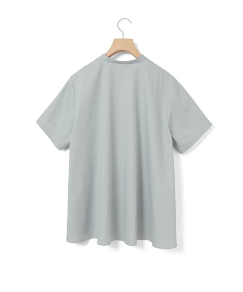MidiUmi(ミディウミ)の「MidiUmi ハーフスリーブドット柄Aラインシャツ(シャツ/ブラウス・レディース・ライトグレー/ネイビー/キナリ・FREE)」の18枚目の写真