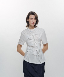 KEISUKEYOSHIDA（ケイスケヨシダ）の「Ribbon T-shirt（Tシャツ/カットソー）」