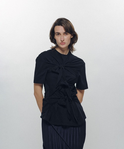 Ribbon T-shirt（Tシャツ/カットソー）｜KEISUKEYOSHIDA（ケイスケ