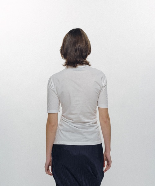 KEISUKEYOSHIDA（ケイスケヨシダ）の「Ribbon T-shirt（Tシャツ/カットソー・レディース・ブラック/ホワイト・FREE）」の5枚目の写真