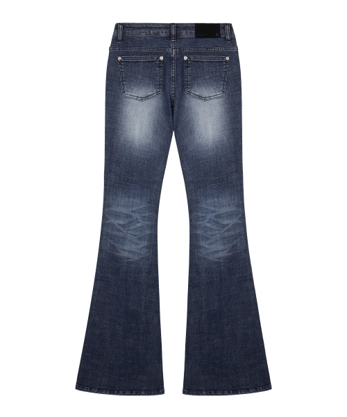 ROCKCAKE（ロックケーキ）の「ノヴァ ブーツカットジーンズ - インディゴ（デニムパンツ・レディース・その他・SMALL/MEDIUM/LARGE）」の3枚目の写真