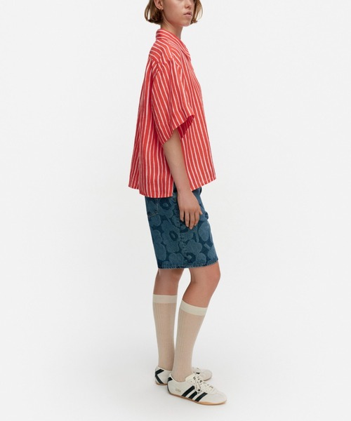 marimekko（マリメッコ）の「Palindromi Piccolo / Shirt（シャツ/ブラウス・レディース・レッド・38/40）」の2枚目の写真