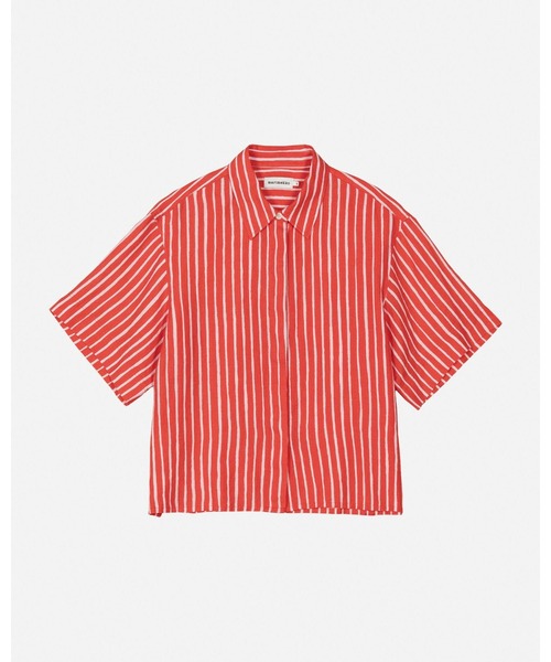 marimekko（マリメッコ）の「Palindromi Piccolo / Shirt（シャツ/ブラウス・レディース・レッド・38/40）」の5枚目の写真