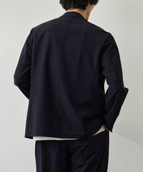 GOOD PEOPLE GOOD STITCHING GOOD PRODUCT（グッドピープルグッドスティッチンググッドプロダクト）の「【GOOD PEOPLE GOOD STITCHING GOOD PRODUCT/グッドピープルグッドスティッチンググッドプロダクト】Single Breasted Easy Jacket（テーラードジャケット・メンズ・カーキ/ネイビー・M/S/L）」の12枚目の写真