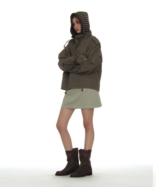 PARTIMENTO WOMEN(パルティメントウィメン)の「ウォッシュドクロップM65フィールドジャケット_ウォームグレー(その他アウター・レディース・その他・OS)」の7枚目の写真