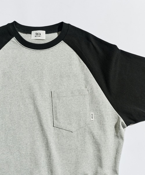 WETTEMPT(ウィテンプト)の「DRAWSTRING RAGLAN S/S TEE / ドローコードラグラン S/S T(Tシャツ/カットソー・メンズ・グレー/オフホワイト/アイボリー・SMALL/LARGE/MEDIUM)」の19枚目の写真