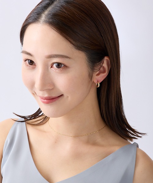 CALIN STANDARD(カリンスタンダード)の「◆金属アレルギー対応◆◆made in japan◆【片手でスムースワンタッチ】スリムスターダスト ミニスムースピアス(ピアス(両耳用)・レディース・ピンクゴールド/ゴールド/シルバー・FREE)」の7枚目の写真