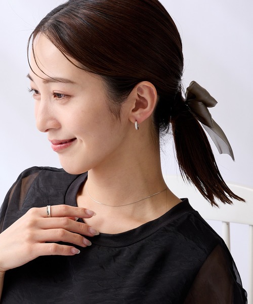 CALIN STANDARD(カリンスタンダード)の「◆金属アレルギー対応◆◆made in japan◆【片手でスムースワンタッチ】スリムスターダスト ミニスムースピアス(ピアス(両耳用)・レディース・ピンクゴールド/ゴールド/シルバー・FREE)」の8枚目の写真