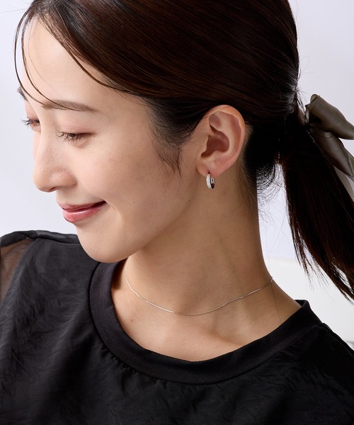 CALIN STANDARD(カリンスタンダード)の「◆金属アレルギー対応◆◆made in japan◆【片手でスムースワンタッチ】スリムスターダスト ミニスムースピアス(ピアス(両耳用)・レディース・ピンクゴールド/ゴールド/シルバー・FREE)」の10枚目の写真