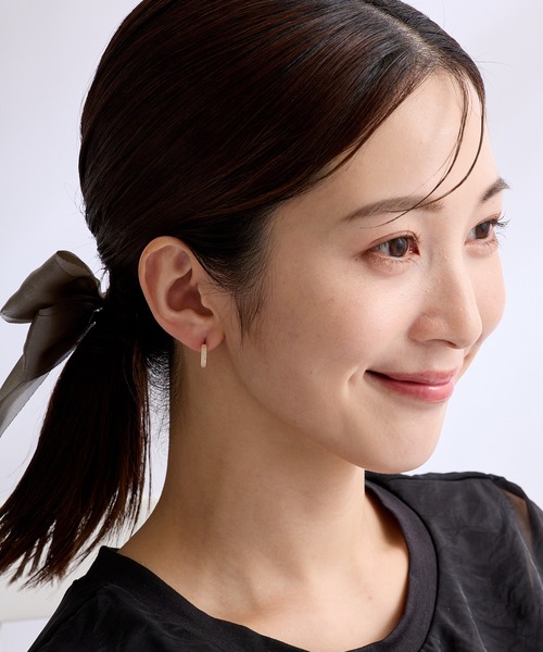 CALIN STANDARD(カリンスタンダード)の「◆金属アレルギー対応◆◆made in japan◆【片手でスムースワンタッチ】スリムスターダスト ミニスムースピアス(ピアス(両耳用)・レディース・ピンクゴールド/ゴールド/シルバー・FREE)」の14枚目の写真