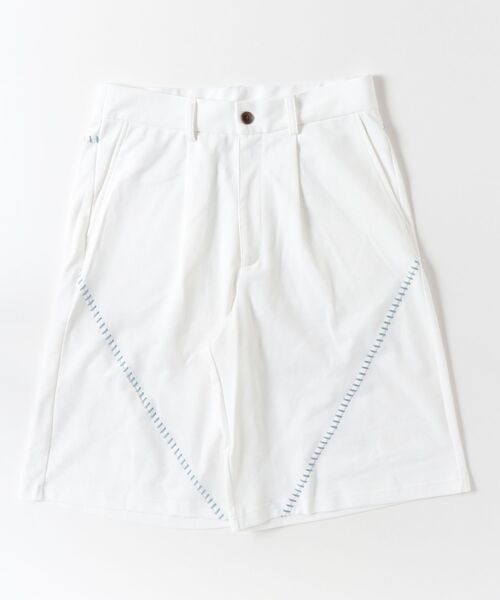 ATELANE（アテレーン）の「ATELANE /カルゼラダーステッチ/ショートパンツ（その他パンツ・メンズ・オフホワイト/ブラック・MEDIUM/LARGE/X-LARGE）」の6枚目の写真