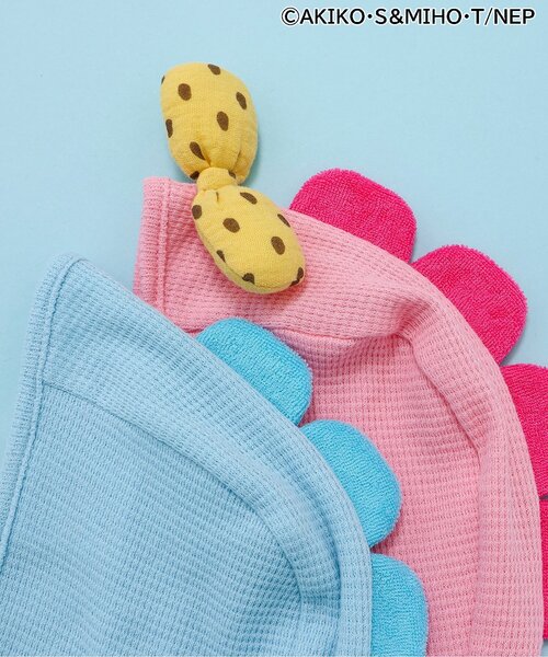 BREEZE（ブリーズ）の「がんこちゃん＆がんペーちゃんなりきりボンネット（その他ベビー用品・キッズ・ピンク/ブルー・46/48）」の5枚目の写真