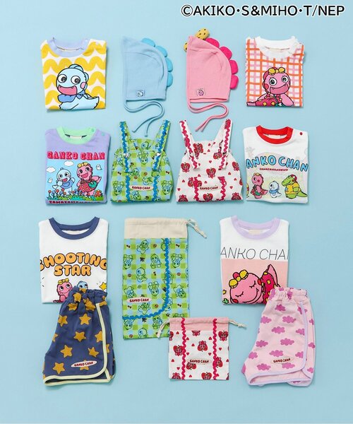BREEZE（ブリーズ）の「がんこちゃん＆がんペーちゃんなりきりボンネット（その他ベビー用品・キッズ・ピンク/ブルー・46/48）」の9枚目の写真