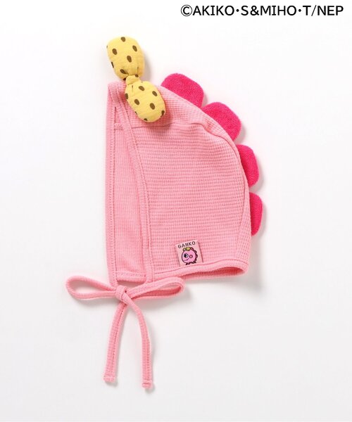 BREEZE（ブリーズ）の「がんこちゃん＆がんペーちゃんなりきりボンネット（その他ベビー用品・キッズ・ピンク/ブルー・46/48）」の14枚目の写真