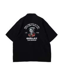 chillax（チラックス）の「【CHILLAX】 シルキータッチ マルチデザイン刺繍 接触冷感BIGシャツ（シャツ/ブラウス）」