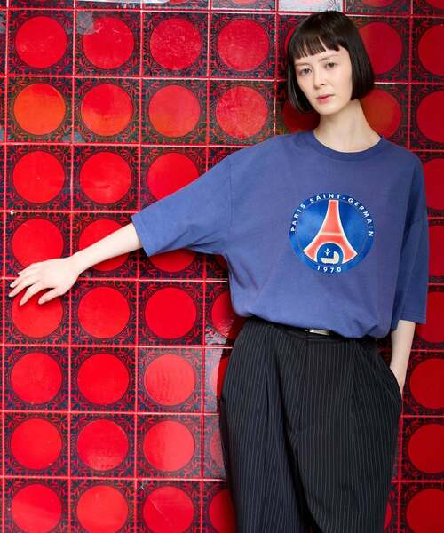 PARIS SAINT-GERMAIN(パリサンジェルマン)の「【Paris Saint-Germain 】 JP Classic Flock Logo Tee 2(Tシャツ/カットソー・メンズ・レッド/ネイビー・X-LARGE/LARGE/MEDIUM)」の14枚目の写真