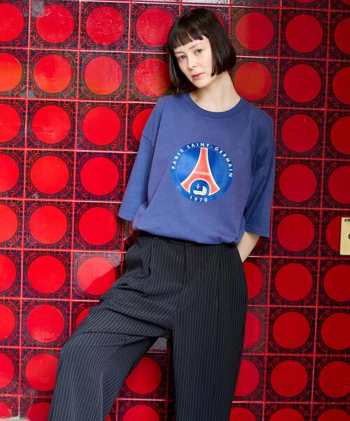 PARIS SAINT-GERMAIN(パリサンジェルマン)の「【Paris Saint-Germain 】 JP Classic Flock Logo Tee 2(Tシャツ/カットソー・メンズ・レッド/ネイビー・X-LARGE/LARGE/MEDIUM)」の15枚目の写真